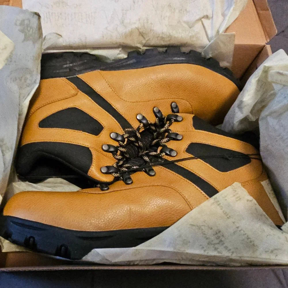 Weatherproof Vintage Men's Hiker Faux-Leather Boots - Picture 2 of 9